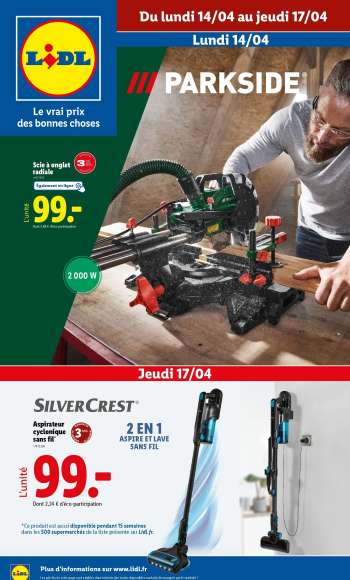 Catalogue Lidl - 14/04/2025 - 17/04/2025.