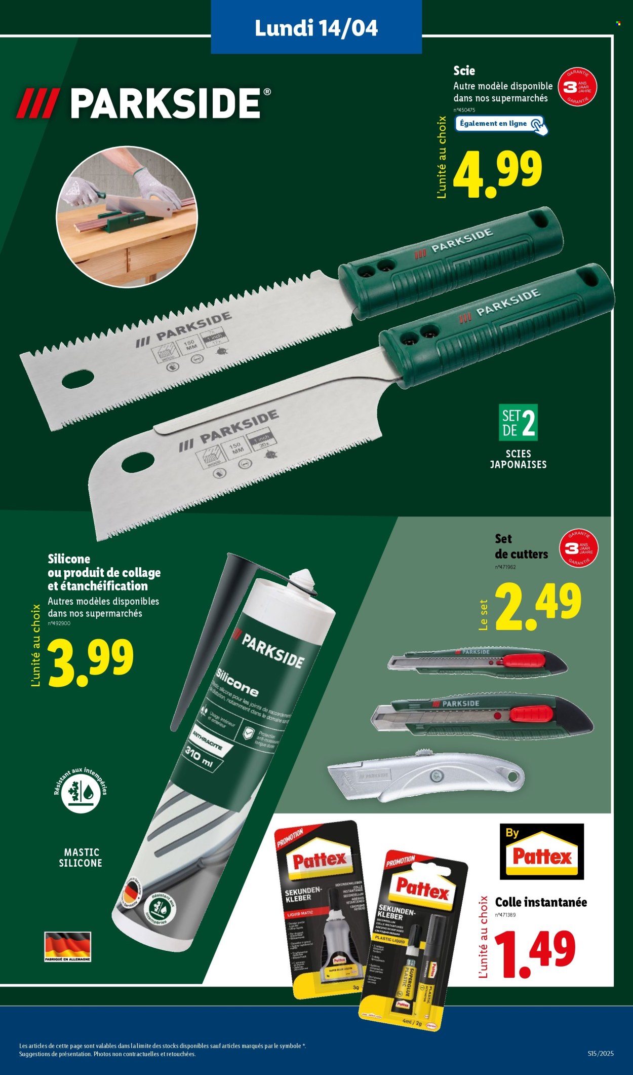 Catalogue Lidl - 14/04/2025 - 17/04/2025. Page 15