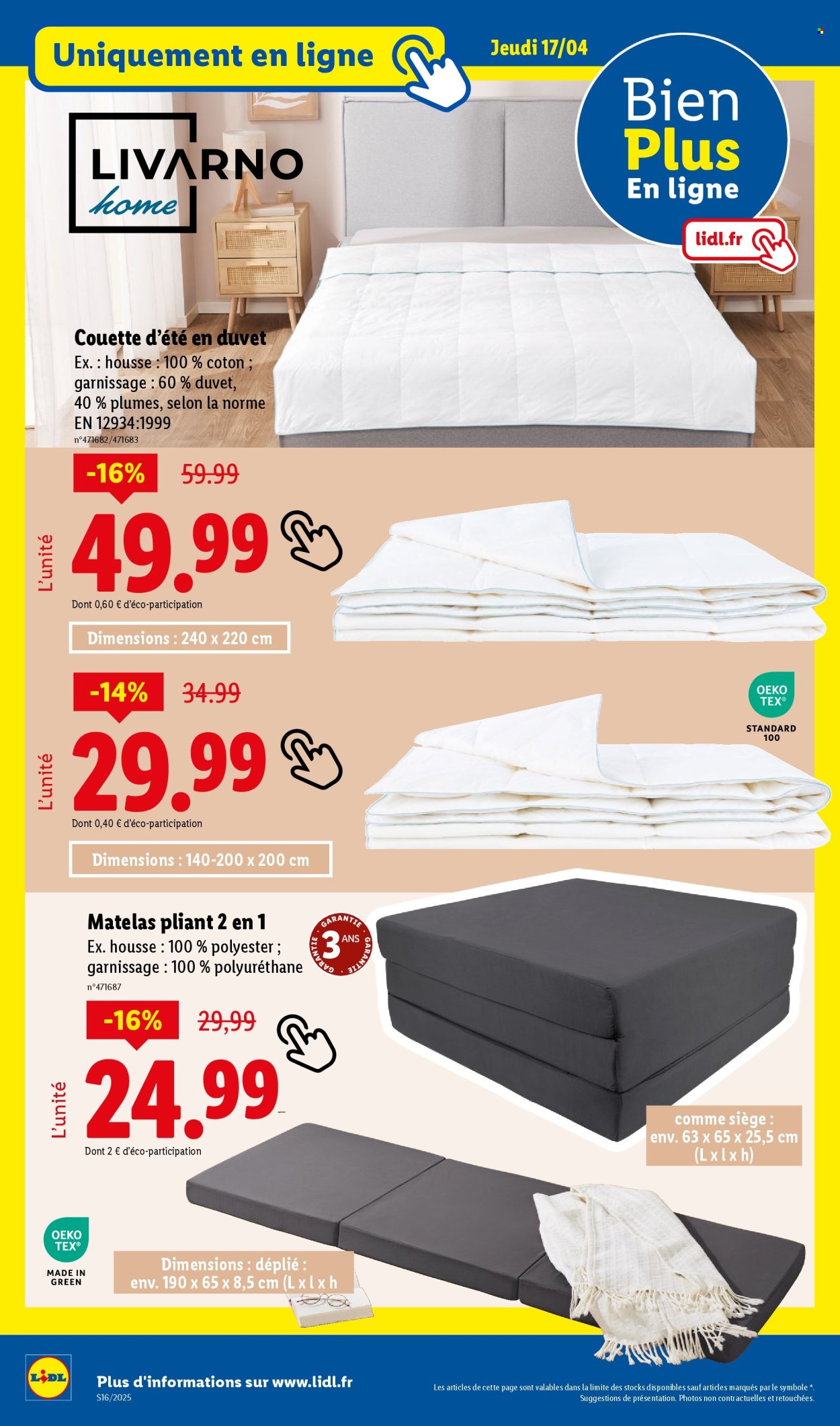 Catalogue Lidl - 14/04/2025 - 17/04/2025. Page 44