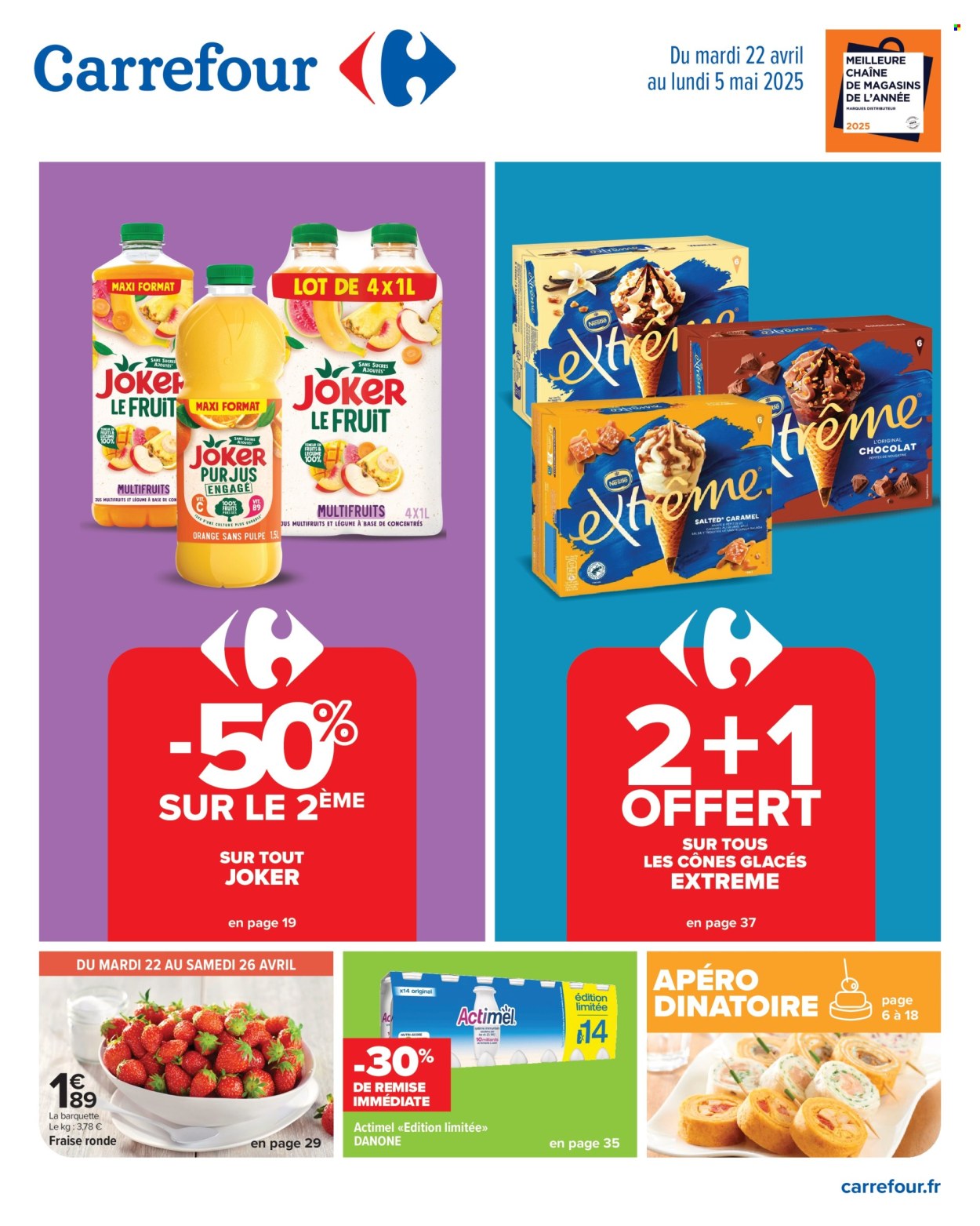 Catalogue Carrefour Hypermarchés - 22/04/2025 - 05/05/2025. Page 1