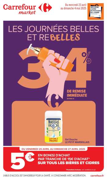 Catalogue Carrefour Market - 23/04/2025 - 04/05/2025.