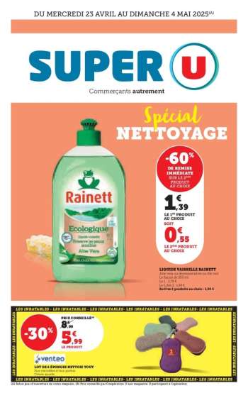 Catalogue SUPER U - 23/04/2025 - 04/05/2025.