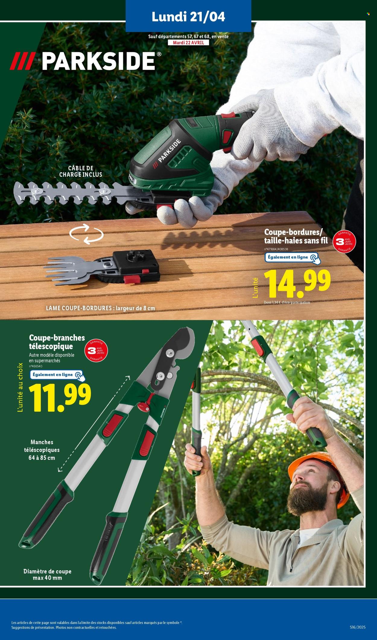 Catalogue Lidl - 21/04/2025 - 24/04/2025. Page 7
