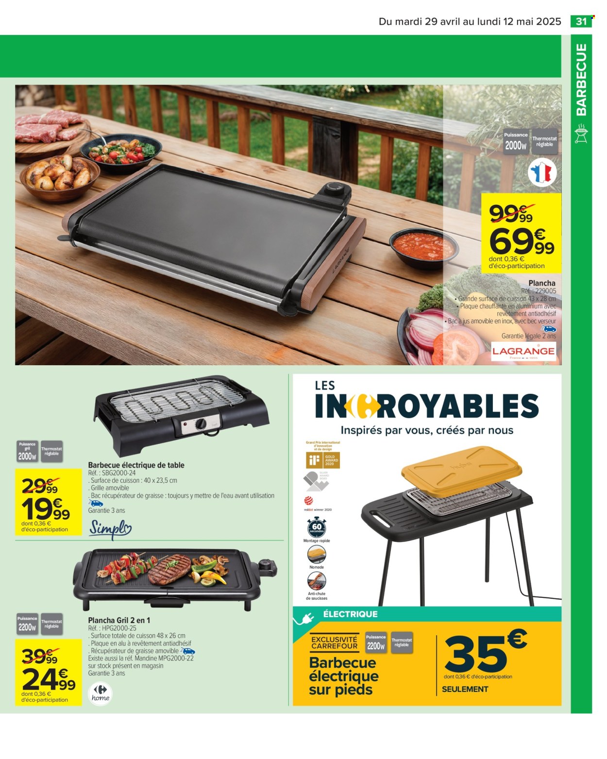 Catalogue Carrefour Hypermarchés - 29/04/2025 - 12/05/2025. Page 33