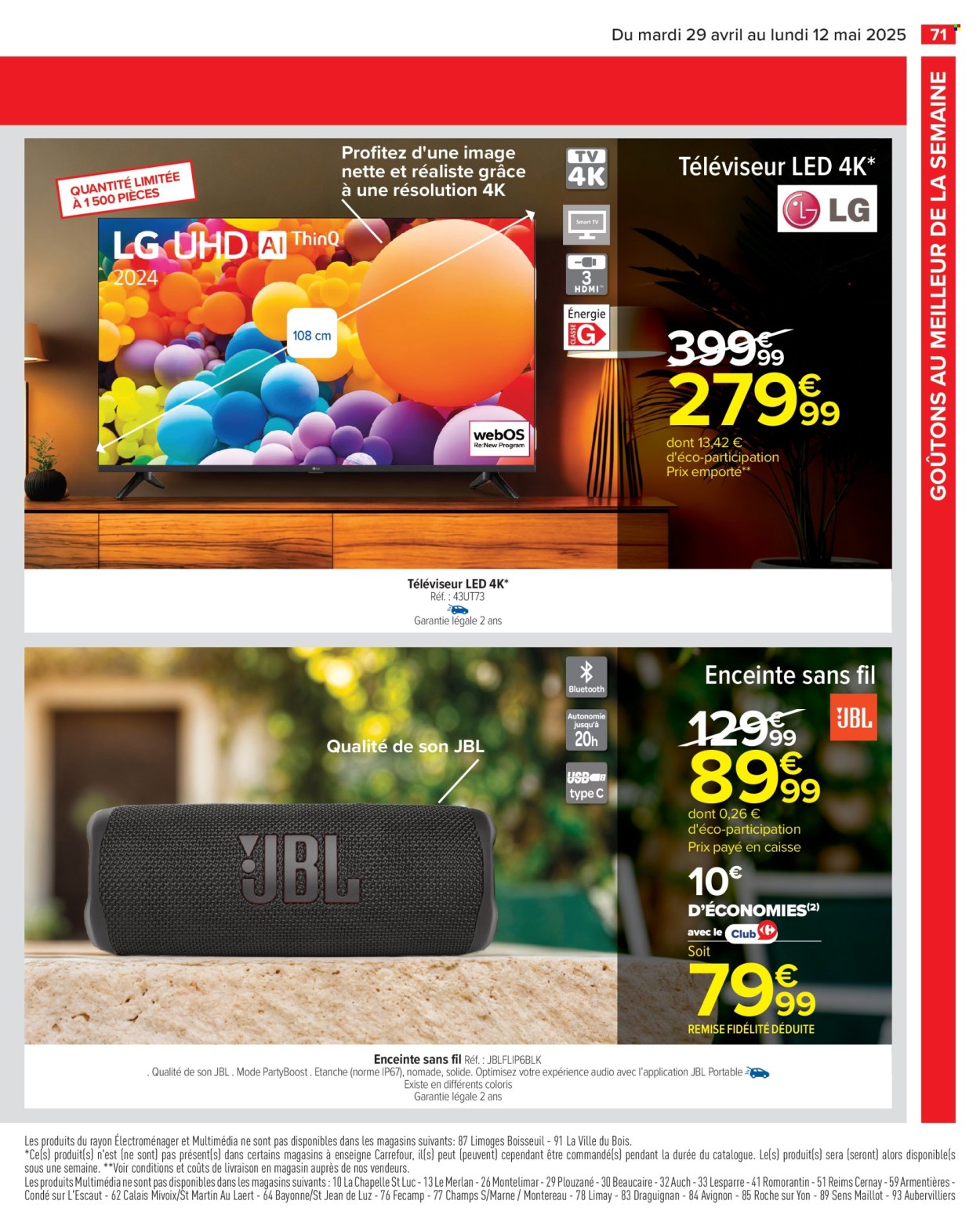 Catalogue Carrefour Hypermarchés - 29/04/2025 - 12/05/2025. Page 73