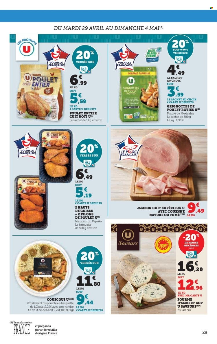 Catalogue SUPER U - 29/04/2025 - 11/05/2025. Page 29