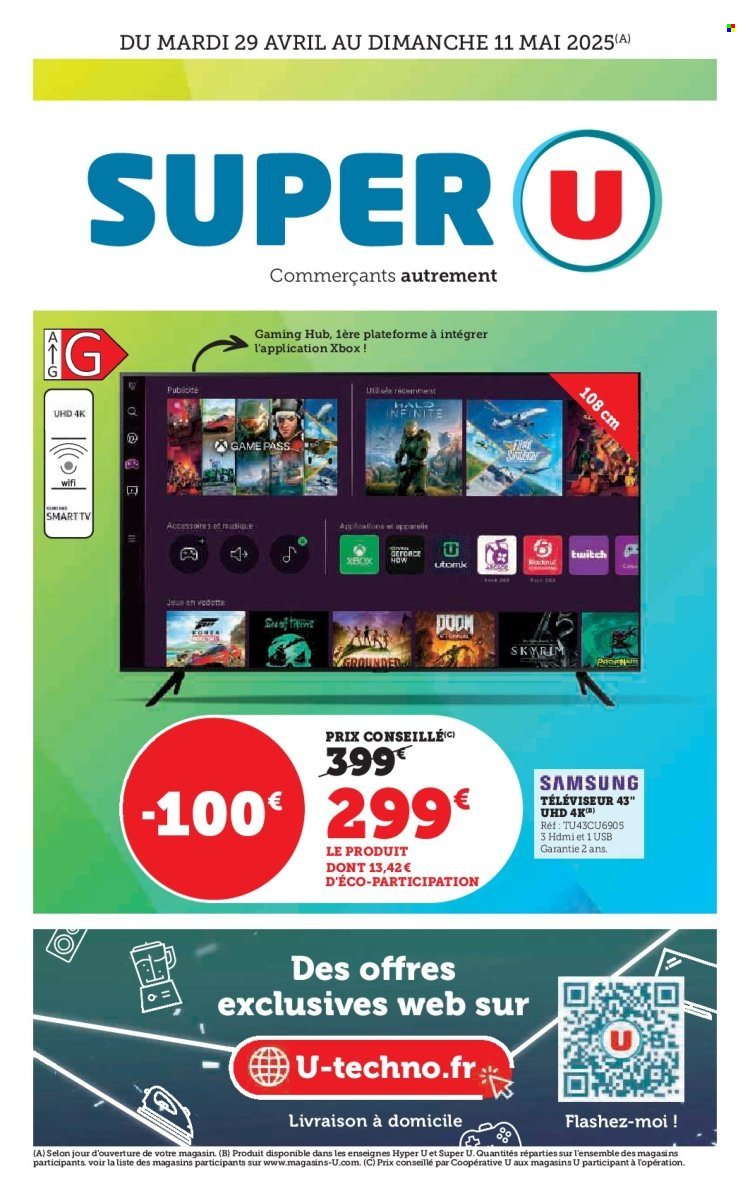 Catalogue SUPER U - 29/04/2025 - 11/05/2025. Page 1