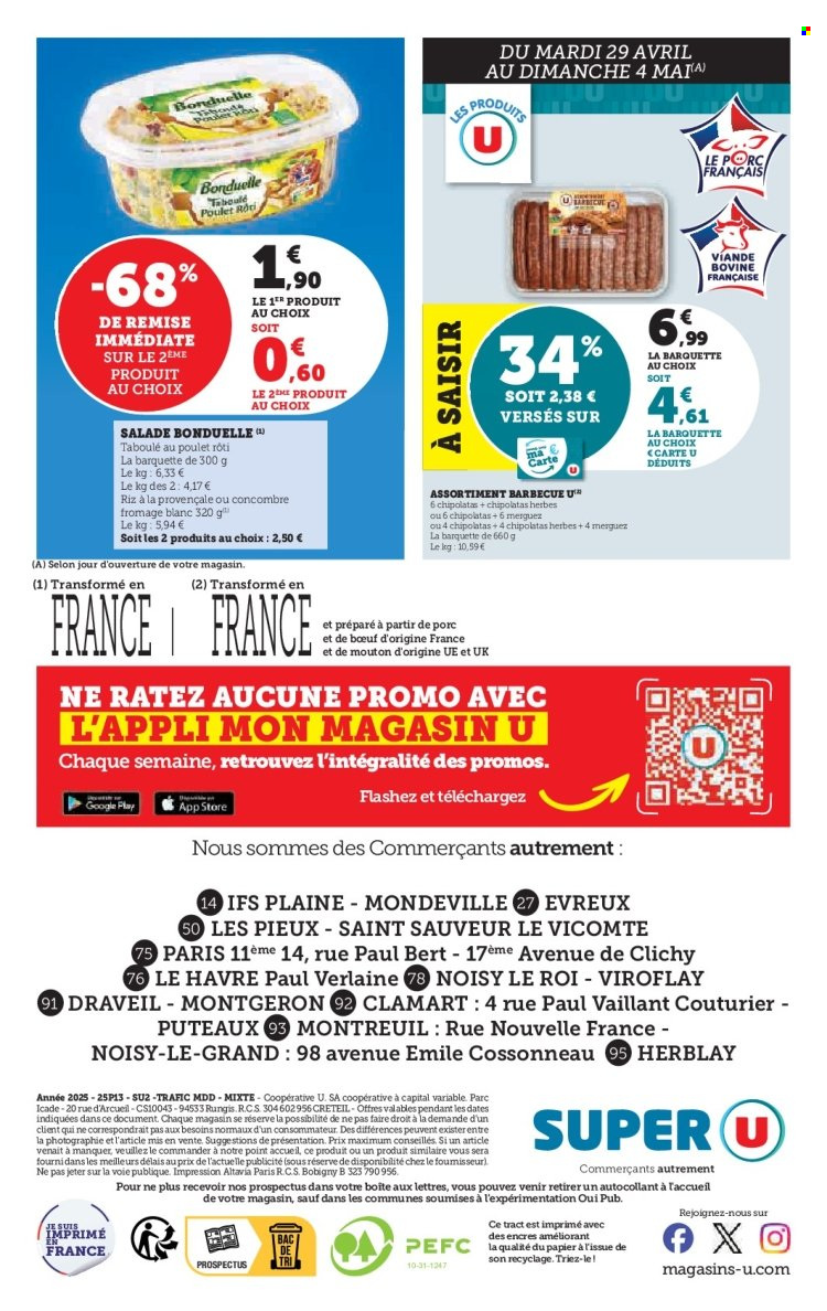 Catalogue SUPER U - 29/04/2025 - 11/05/2025. Page 28