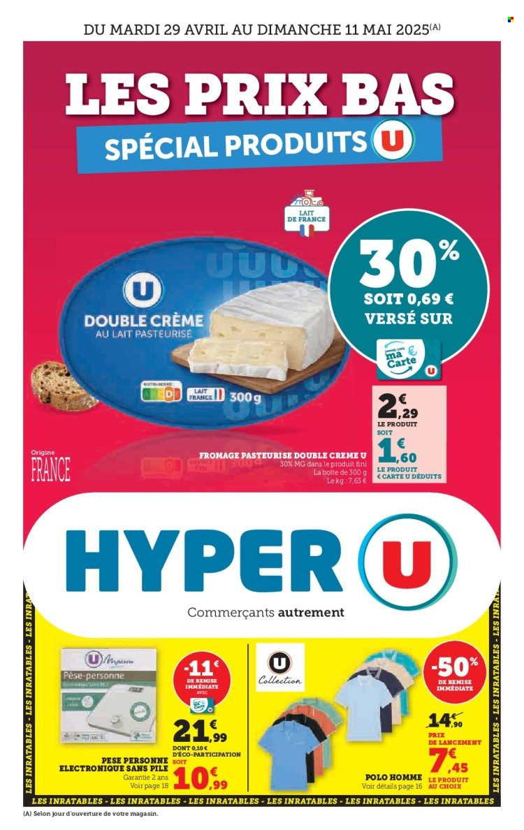 Catalogue HYPER U - 29/04/2025 - 11/05/2025. Page 1