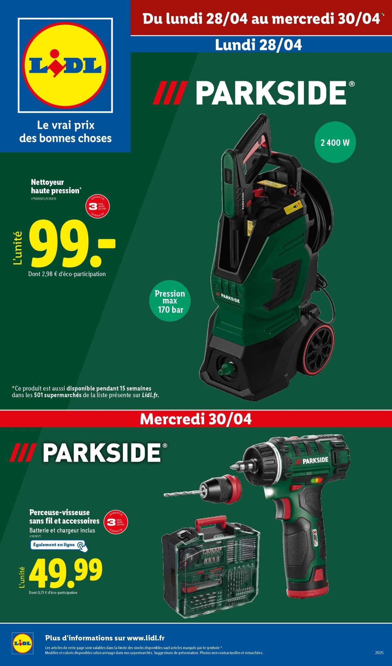 Catalogue Lidl - 28/04/2025 - 30/04/2025. Page 1