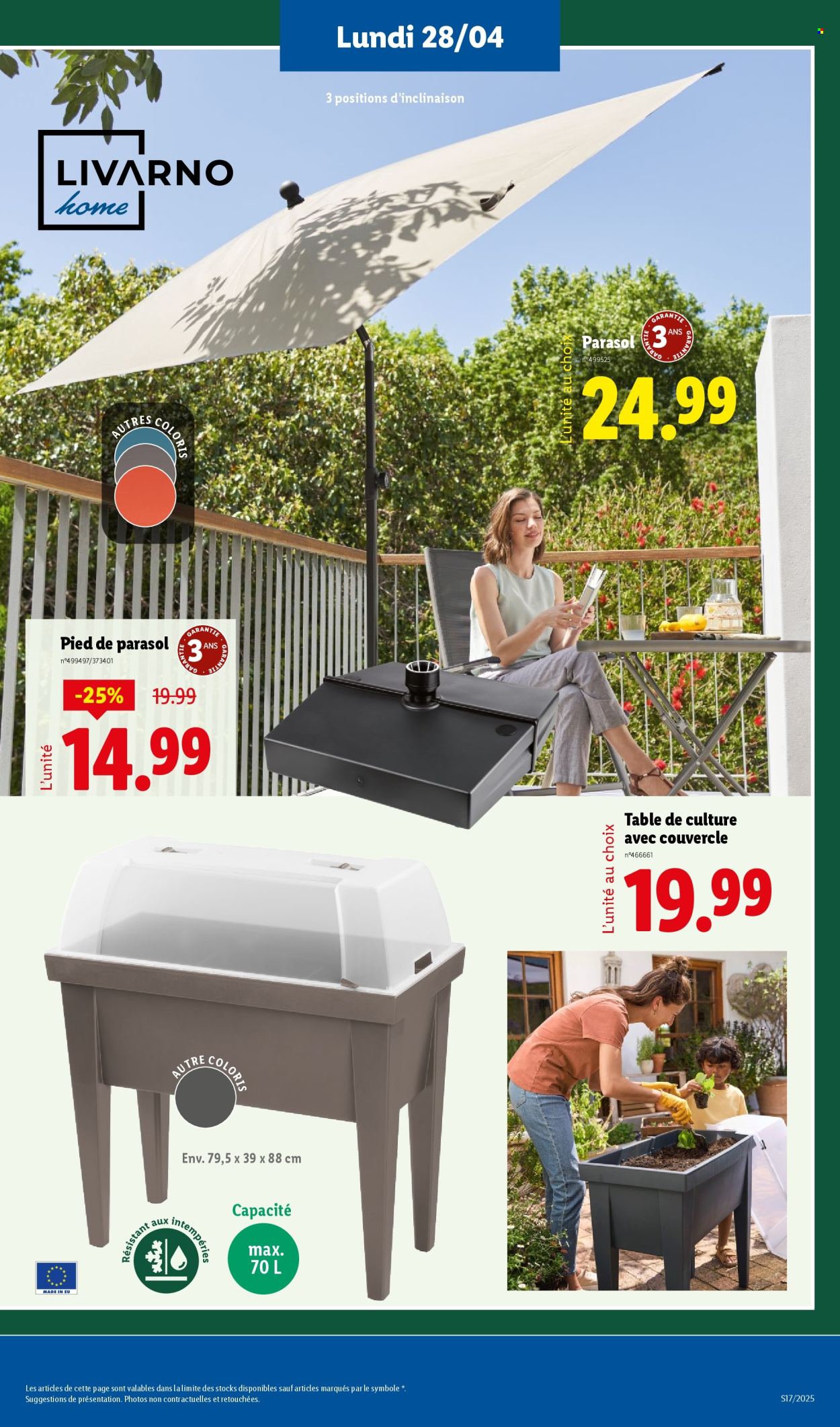 Catalogue Lidl - 28/04/2025 - 30/04/2025. Page 7