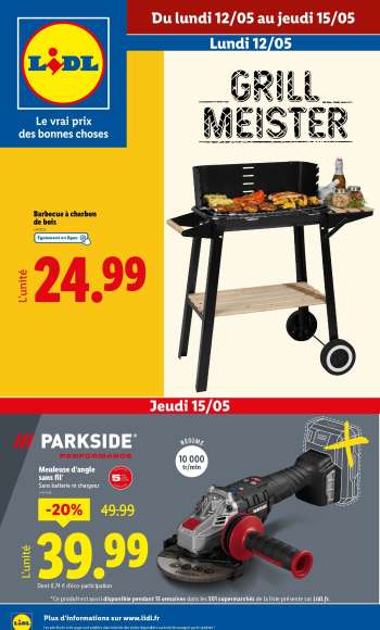 Catalogue Lidl - 12/05/2025 - 15/05/2025.