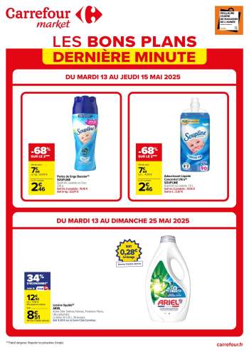 Catalogue Carrefour Market - 13/05/2025 - 15/05/2025.