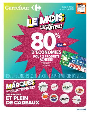 Catalogue Carrefour Hypermarchés - 20/05/2025 - 02/06/2025.