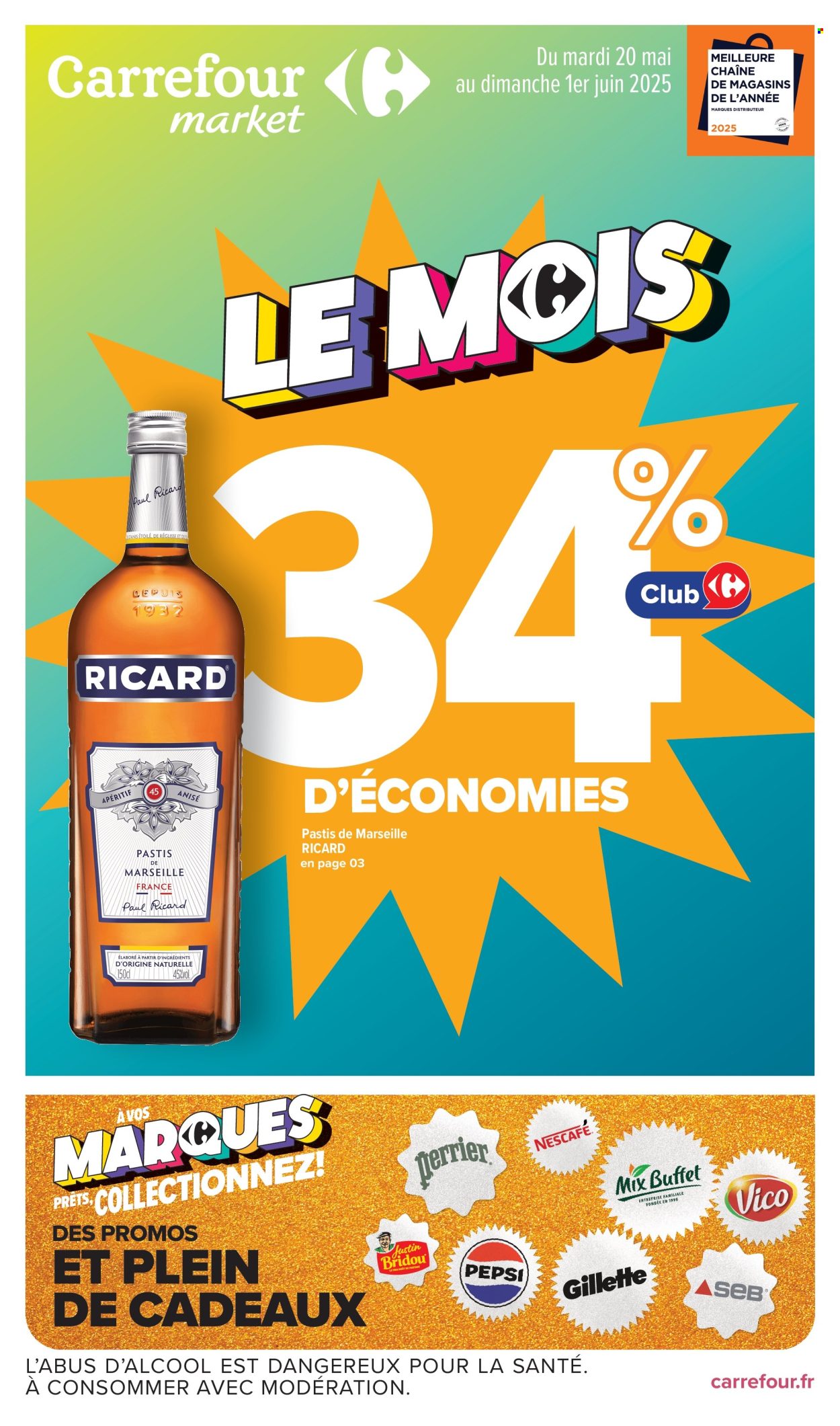 Catalogue Carrefour Market - 20/05/2025 - 01/06/2025. Page 1