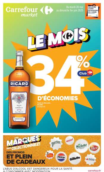 Catalogue Carrefour Market - 20/05/2025 - 01/06/2025.