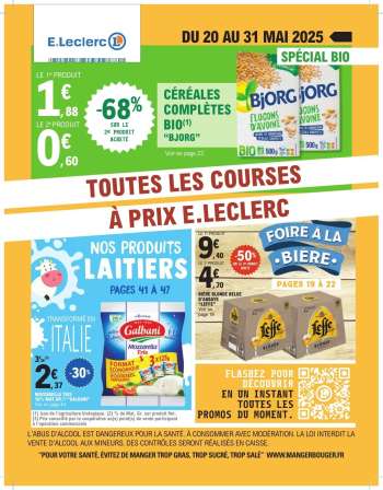 Catalogue E.Leclerc - 20/05/2025 - 31/05/2025.