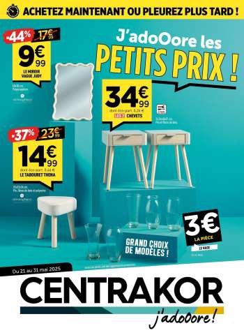 Catalogue Centrakor - 21/05/2025 - 31/05/2025.