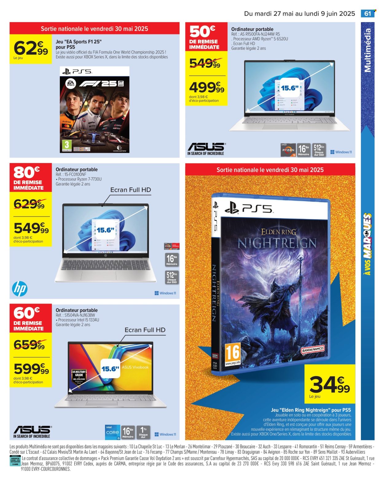 Catalogue Carrefour Hypermarchés - 27/05/2025 - 09/06/2025. Page 63