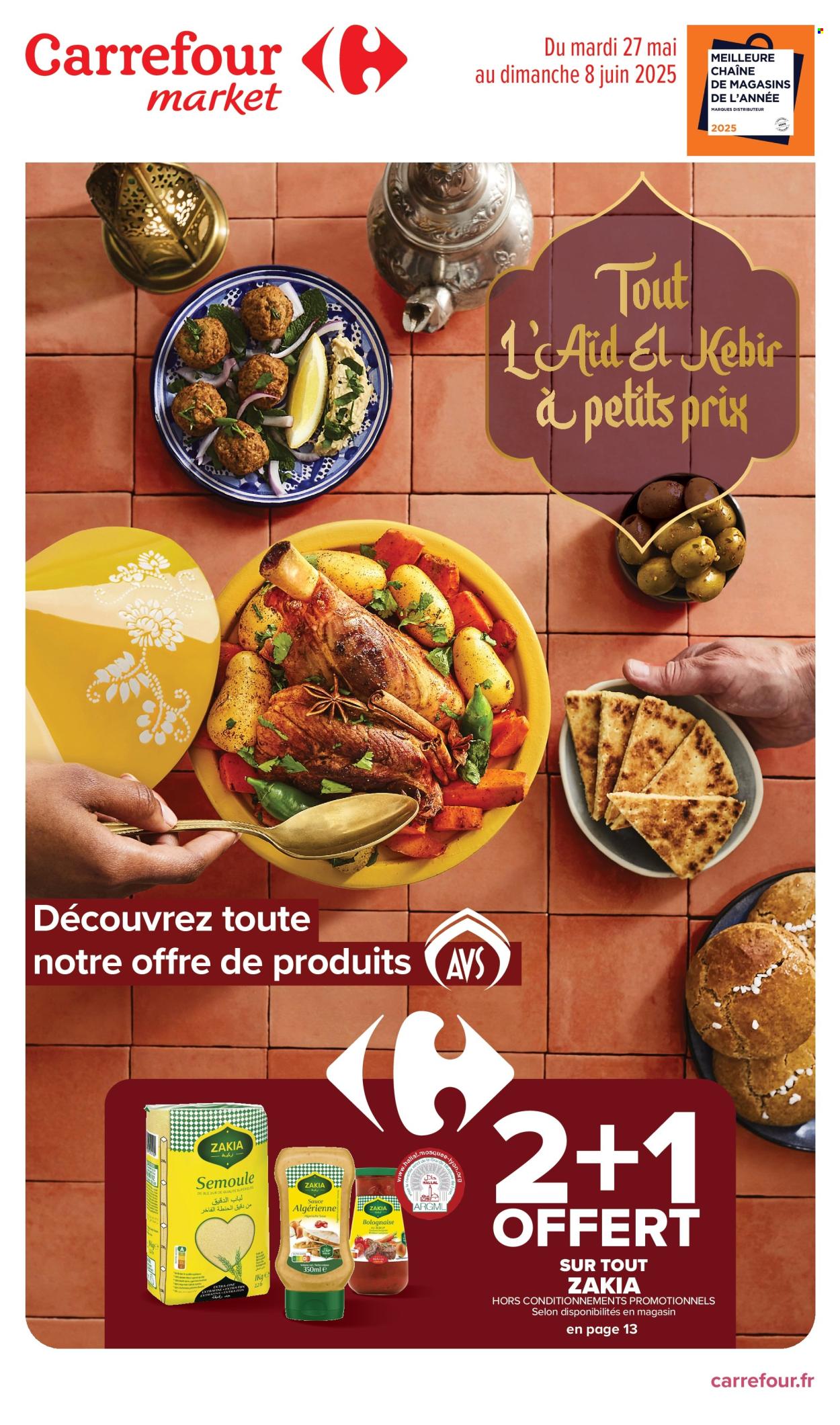 Catalogue Carrefour Market - 27/05/2025 - 08/06/2025. Page 1