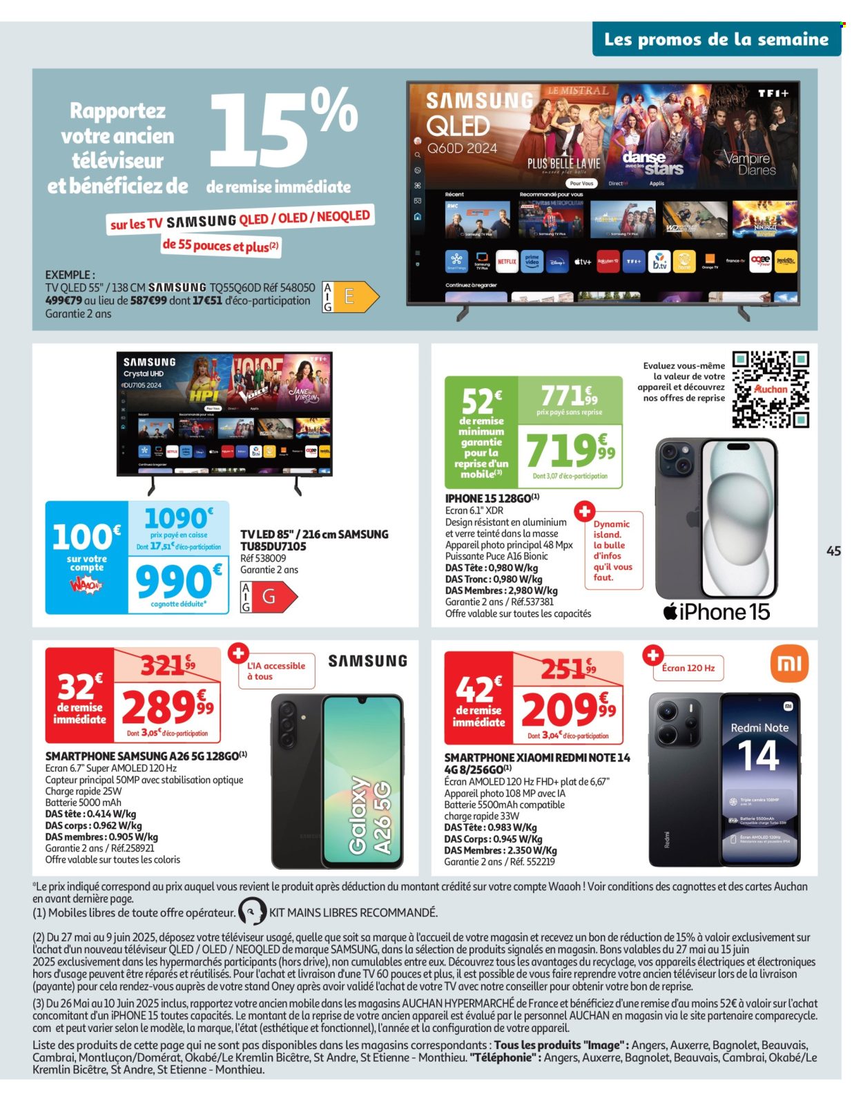 Catalogue Auchan - 27/05/2025 - 09/06/2025. Page 45