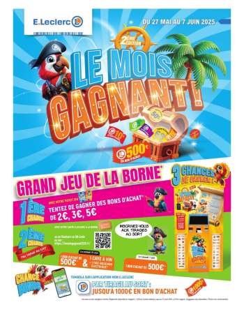 Catalogue E.Leclerc - 27/05/2025 - 07/06/2025.