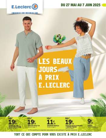 Catalogue E.Leclerc - 27/05/2025 - 07/06/2025.