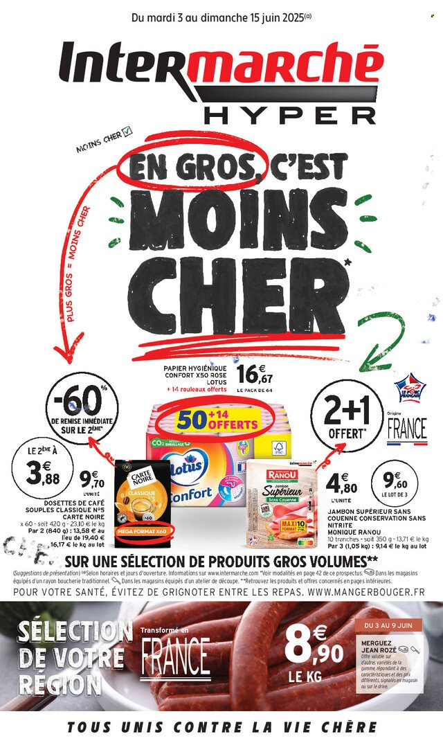 Catalogue Intermarché Hyper - 03/06/2025 - 15/06/2025. Page 1