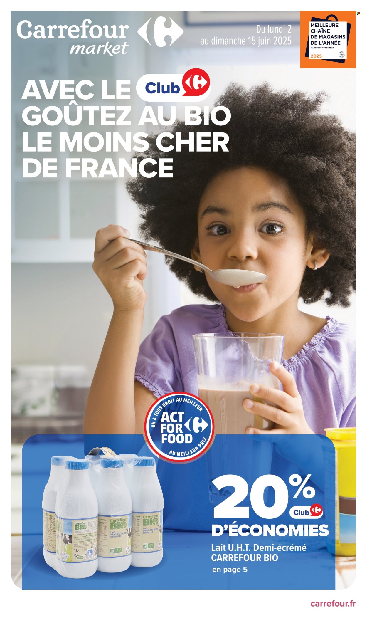 Catalogue Carrefour Market - 02/06/2025 - 15/06/2025. Page 1