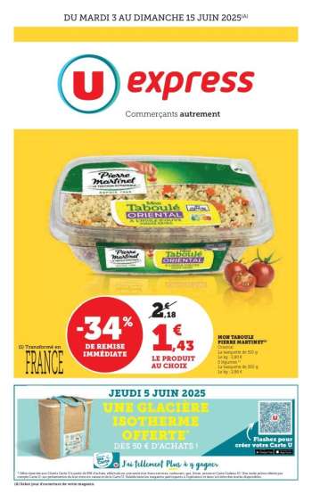 Catalogue U express - 03/06/2025 - 15/06/2025.