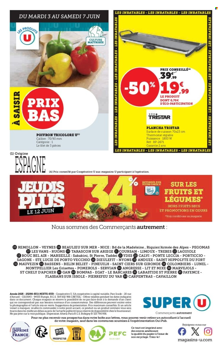 Catalogue SUPER U - 03/06/2025 - 15/06/2025. Page 36