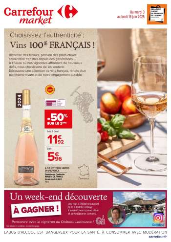 Catalogue Carrefour Market - 03/06/2025 - 16/06/2025.