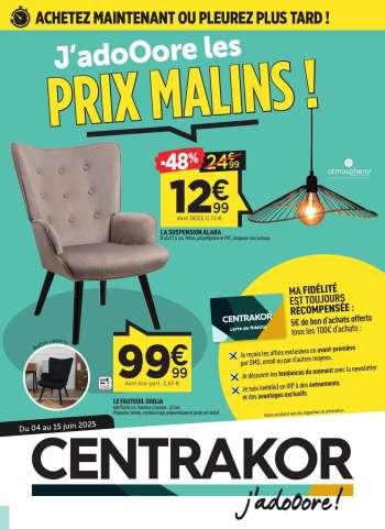 Catalogue Centrakor - 04/06/2025 - 15/06/2025.