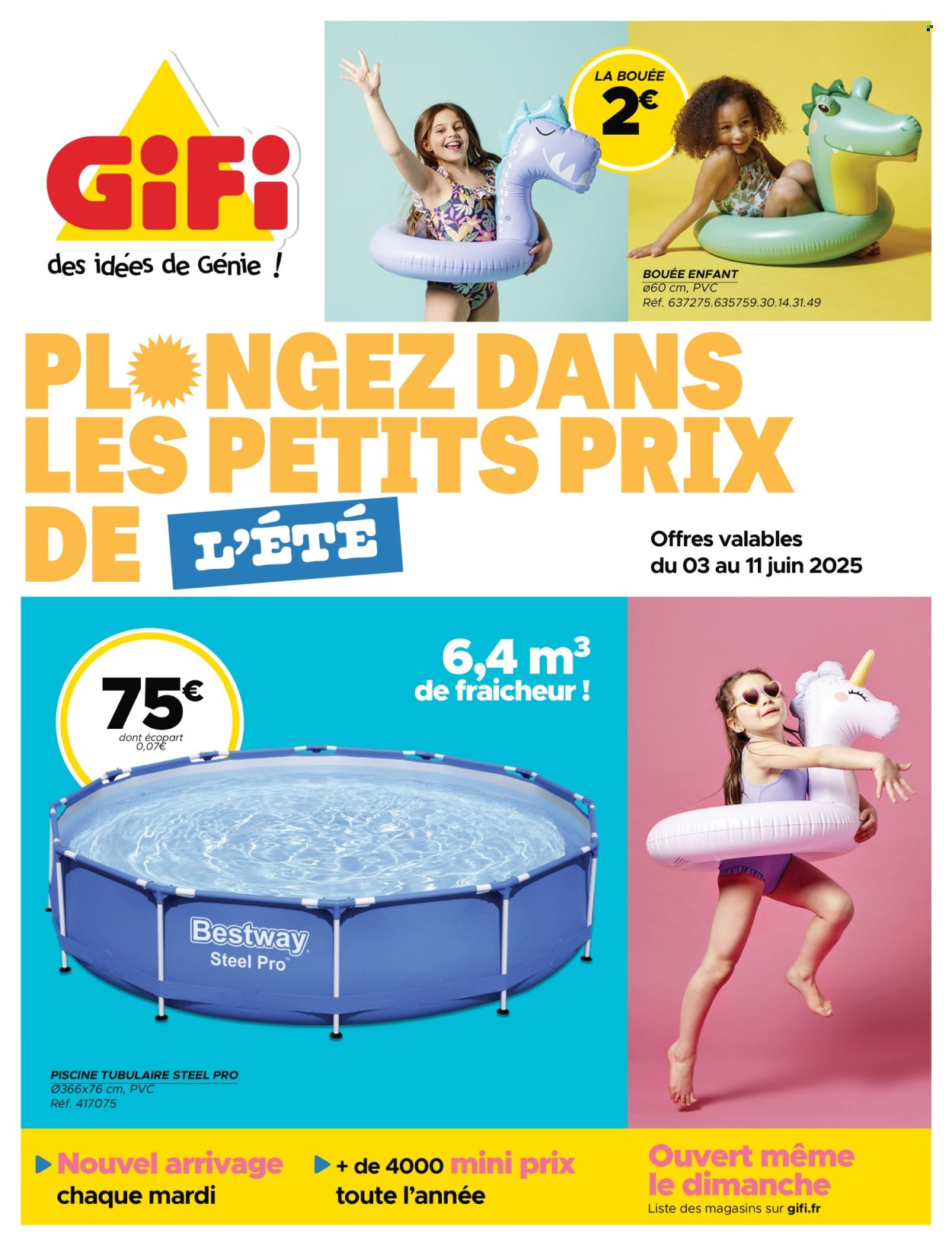 Catalogue GiFi - 03/06/2025 - 11/06/2025. Page 1