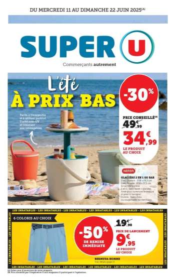 Catalogue SUPER U - 11/06/2025 - 22/06/2025.