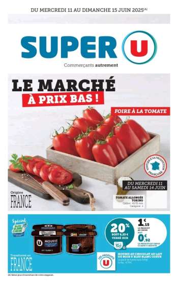 Catalogue SUPER U - 11/06/2025 - 15/06/2025.