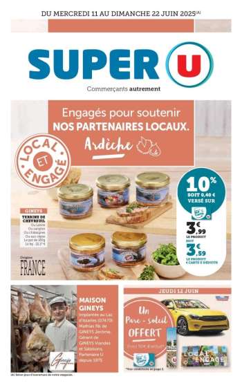 Catalogue SUPER U - 11/06/2025 - 22/06/2025.