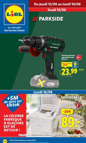 Catalogue Lidl - 12/06/2025 - 16/06/2025.