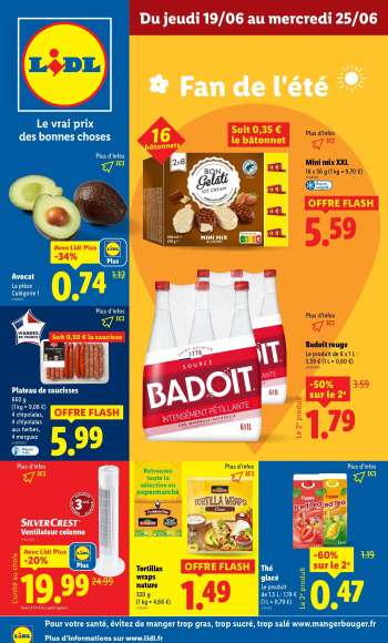 Catalogue Lidl - 19/06/2025 - 25/06/2025.