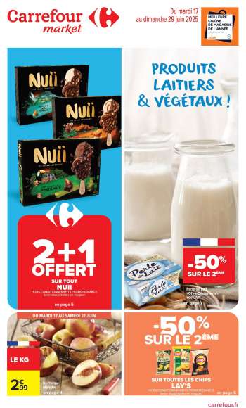 Catalogue Carrefour Market - 17/06/2025 - 29/06/2025.