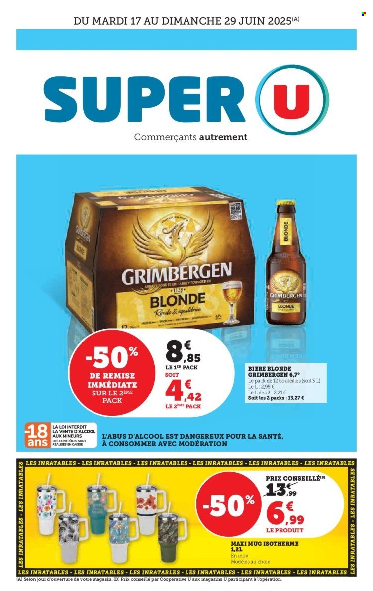 Catalogue SUPER U - 17/06/2025 - 29/06/2025. Page 1
