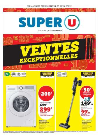 Catalogue SUPER U - 17/06/2025 - 29/06/2025.