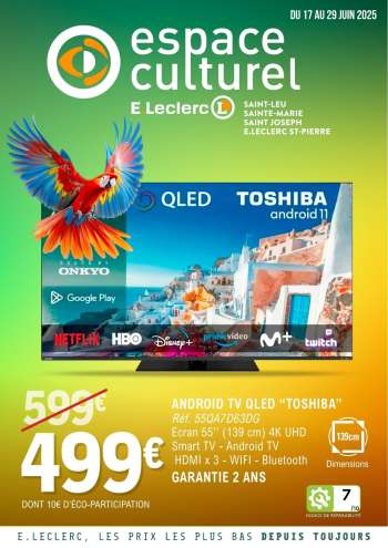 Catalogue E.Leclerc - 17/06/2025 - 29/06/2025.