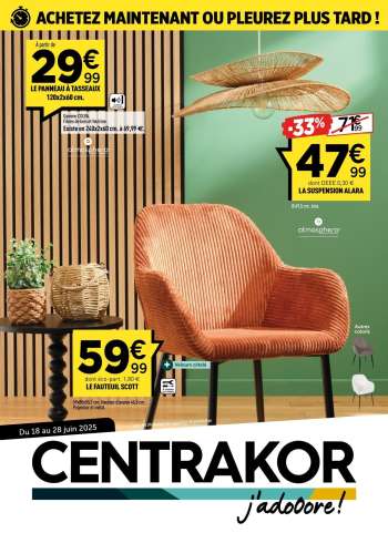 Catalogue Centrakor - 18/06/2025 - 28/06/2025.