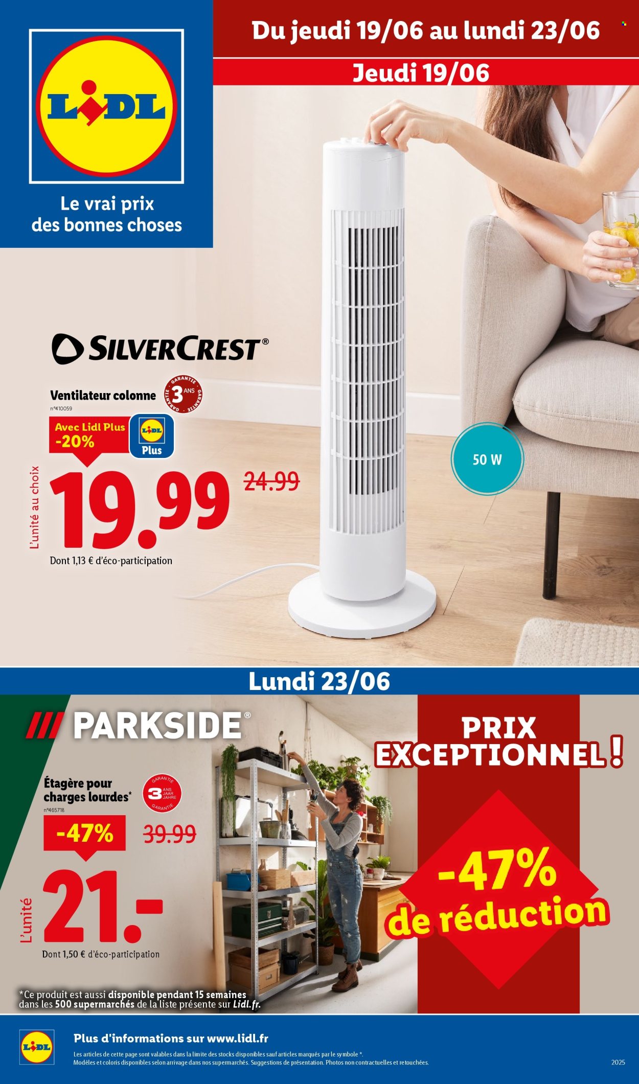 Catalogue Lidl - 19/06/2025 - 23/06/2025. Page 1
