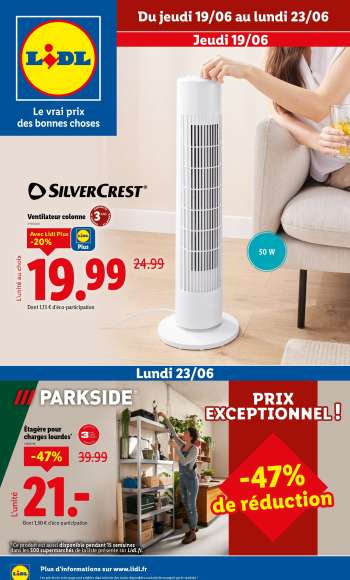Catalogue Lidl - 19/06/2025 - 23/06/2025.