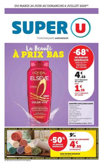 Catalogue SUPER U - 24/06/2025 - 06/07/2025.