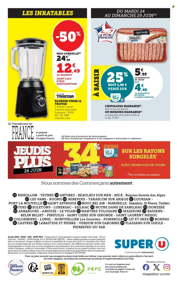 Catalogue SUPER U - 24/06/2025 - 06/07/2025. Page 28