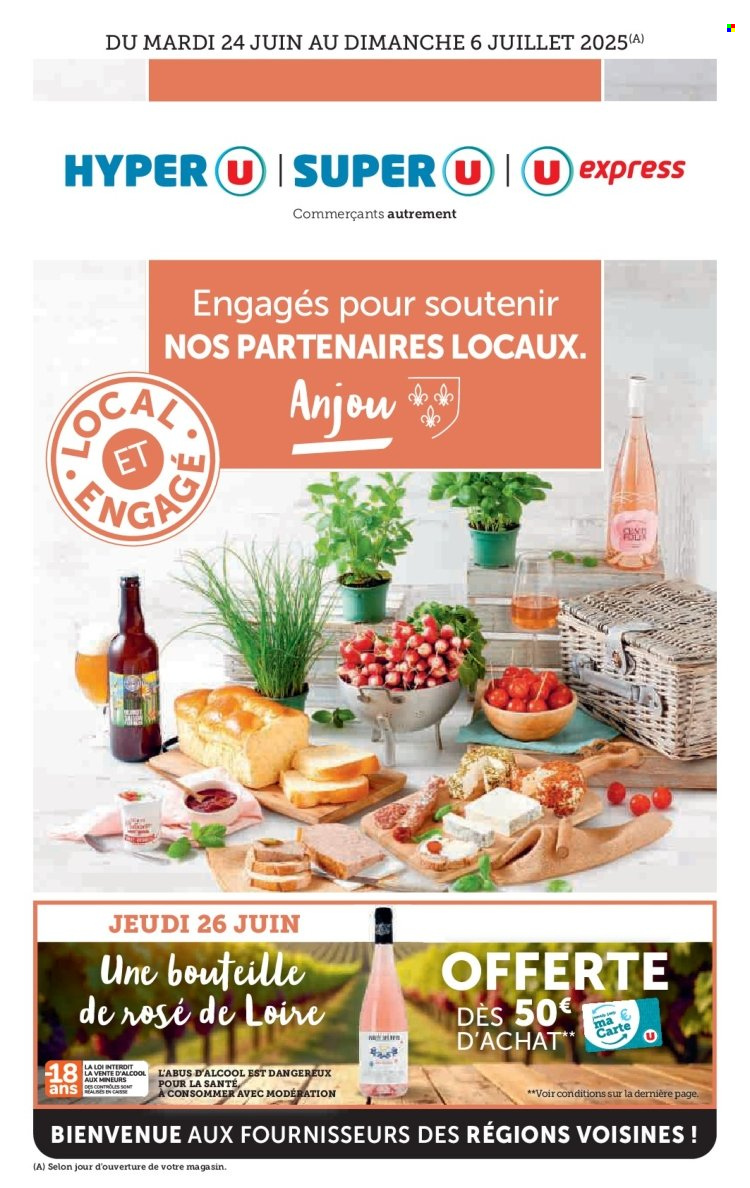 Catalogue Magasins U - 24/06/2025 - 06/07/2025. Page 1