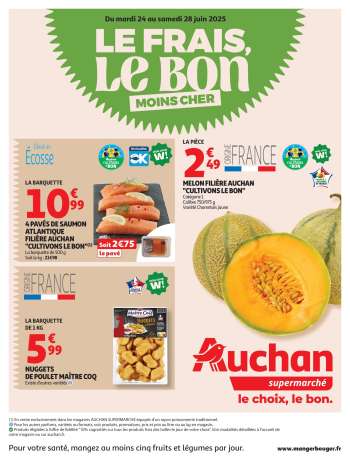 Catalogue Auchan - 24/06/2025 - 28/06/2025.